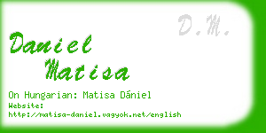 daniel matisa business card