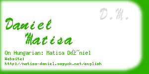 daniel matisa business card